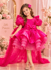 Hot Pink Angelic Trail Frock