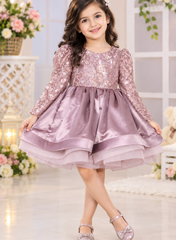 Lavender Fluffy Dress