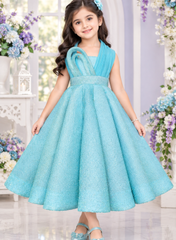 Light Blue Ball Gown