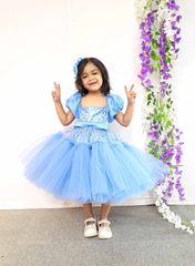 Light Blue Elsa Princess Dress