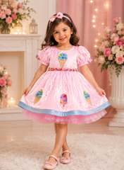 Pink Organza Candy Dress