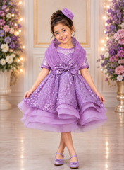 Dark Lavender Princess Dress