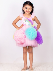 Beautiful Unicorn Theme Short Dress