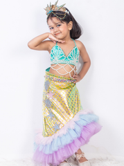 Princess Ariel Skirt Top Set