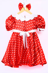 Red and White Minie Mouse Dress