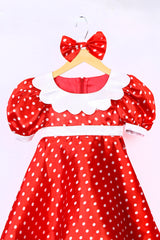 Red and White Minie Mouse Dress