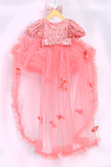 Peach Barbie Style Dress