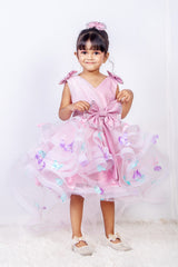 Pastel Pink Butterfly Dress