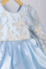 Powder Blue Fluffy Dress