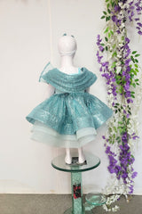 Sky Blue Princess Theme Dress