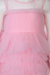 Baby Pink Ruffled Dress