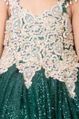 Bottle Green Princess Merida Gown