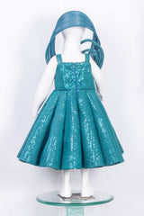 Teal Blue Princess Ball Gown