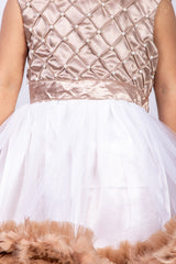 White and Golden Pocahontas Princess Dress