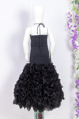 Black Mermaid Style Kids Gown