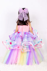 Beautiful Flared Unicorn Theme Gown