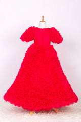 Barbie Ruffled Flare Organza Gown