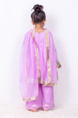 Lavender Sharara Suit