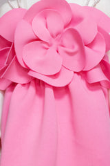 Baby Pink Scuba Dress