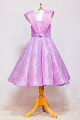 Lavender Zara Sequins Ball Gown
