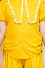 Mustard Rayon Coord Set