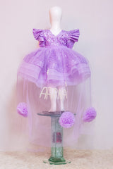 Lavender Color Birthday Dress