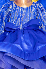 Royal Blue Fairy Theme Dress