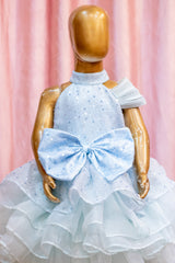 Celeste High Low Trail Gown
