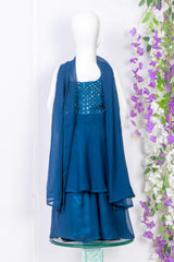 Teal Blue Suit Set