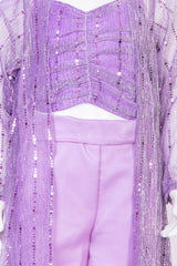 Lavender 3 Piece Coord Set