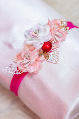 Blush Bloom Floral Headband for Girls