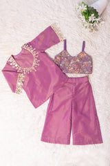 Lavender 3 Piece Coord Set Mom and Daughter Combo