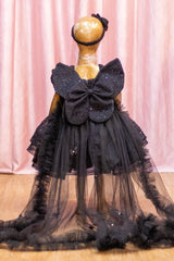 Off Shoulder Black Dress
