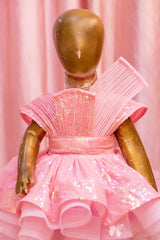 Blush Pink Sequin Princess Frock