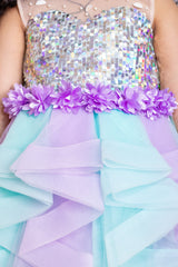 Mermaid Theme Flared Gown