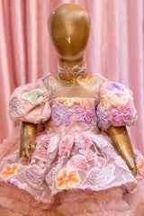 3D Flower Heavy Birthday Dress