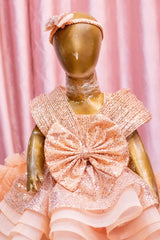 Golden Sequins Wired Dress