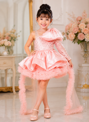 Peach Blossom Princess Trail Dress