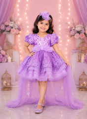 Lavender Trail Birthday Dress