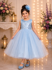 Powder Blue 7 In 1 Gown