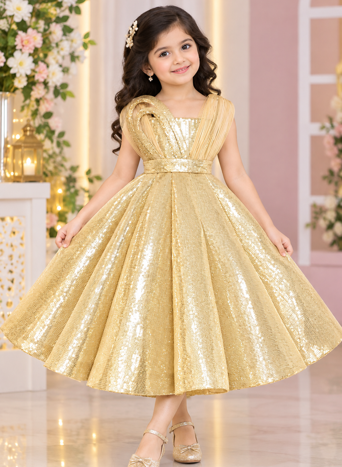 Golden Ball Gown