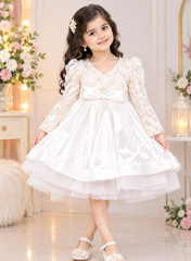 White Fluffy Dress