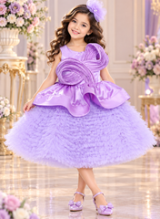 Designer Lavender Birthday Frock