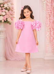 Pink Designer Straight Dresses