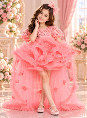 Peach Barbie Style Dress