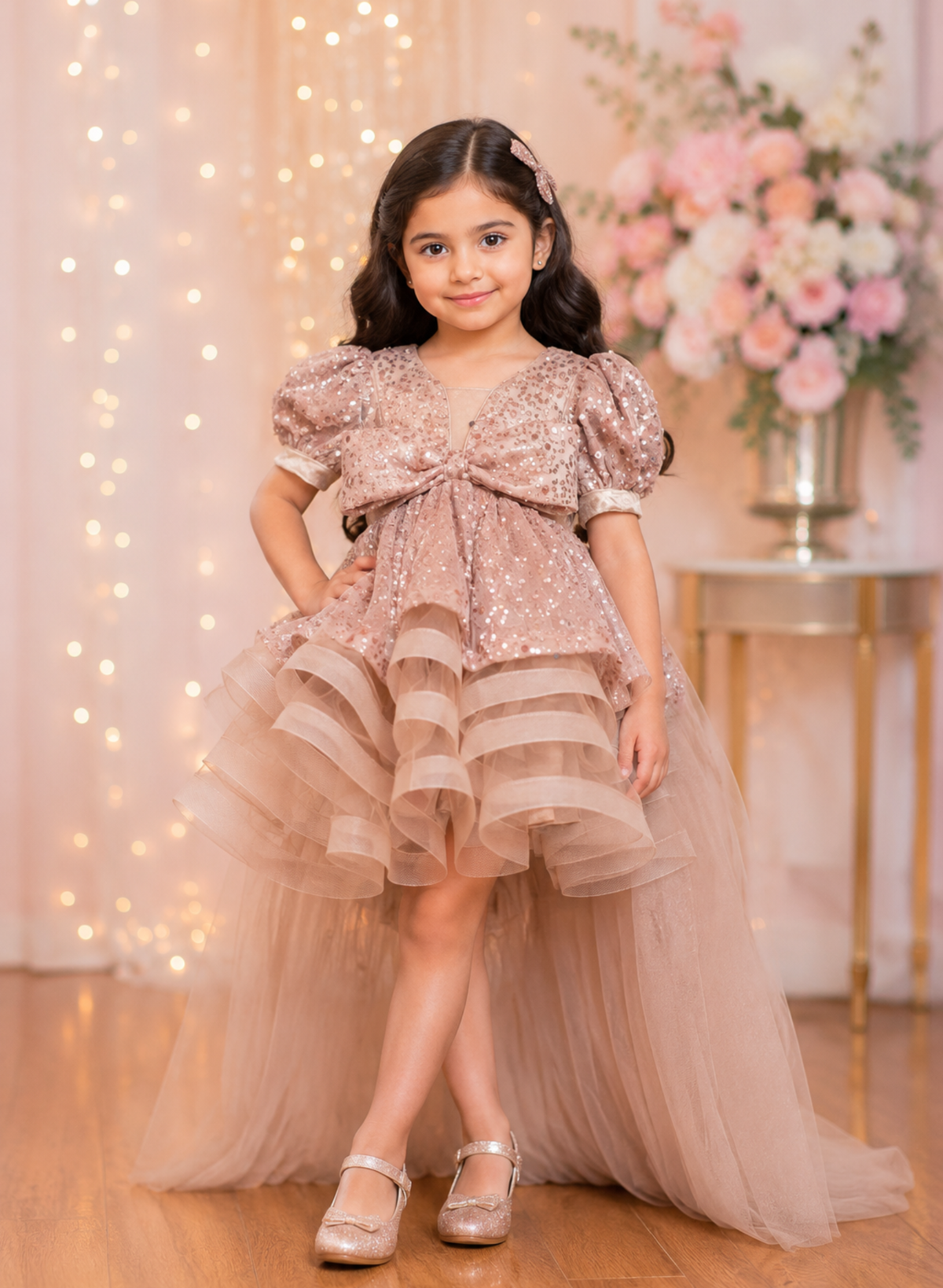 Champagne Color Birthday Dress