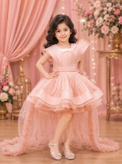 Blush Sequin Princess Frock