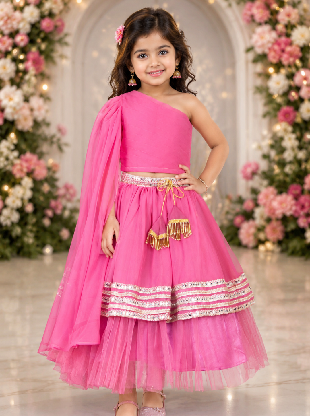 Beautiful Pink Lehenga Set