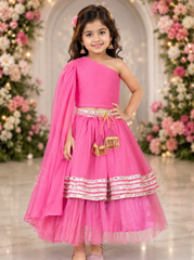 Beautiful Pink Lehenga Set