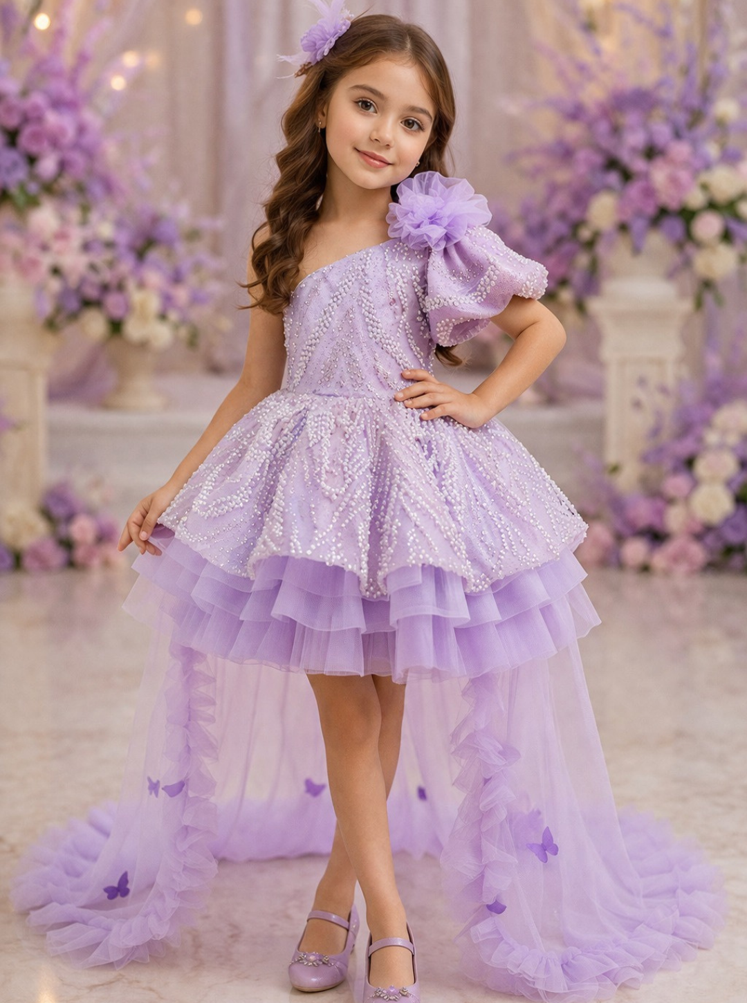 Hand Embroidered Birthday Dress